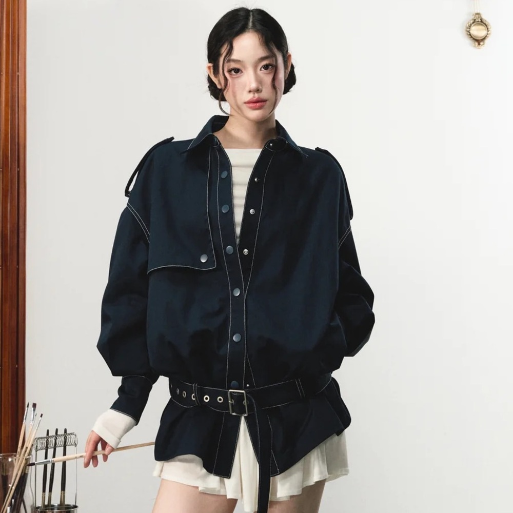 NWT LLDC Oversized Vivian Trench Coat